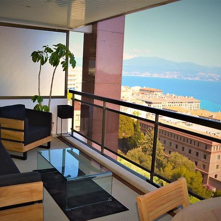 Grand T2 Standing Ajaccio Proche Centre Et Plages Vue Panoramique Parking Prive Екстериор снимка