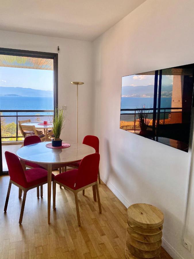 Grand T2 Standing Ajaccio Proche Centre Et Plages Vue Panoramique Parking Prive Екстериор снимка