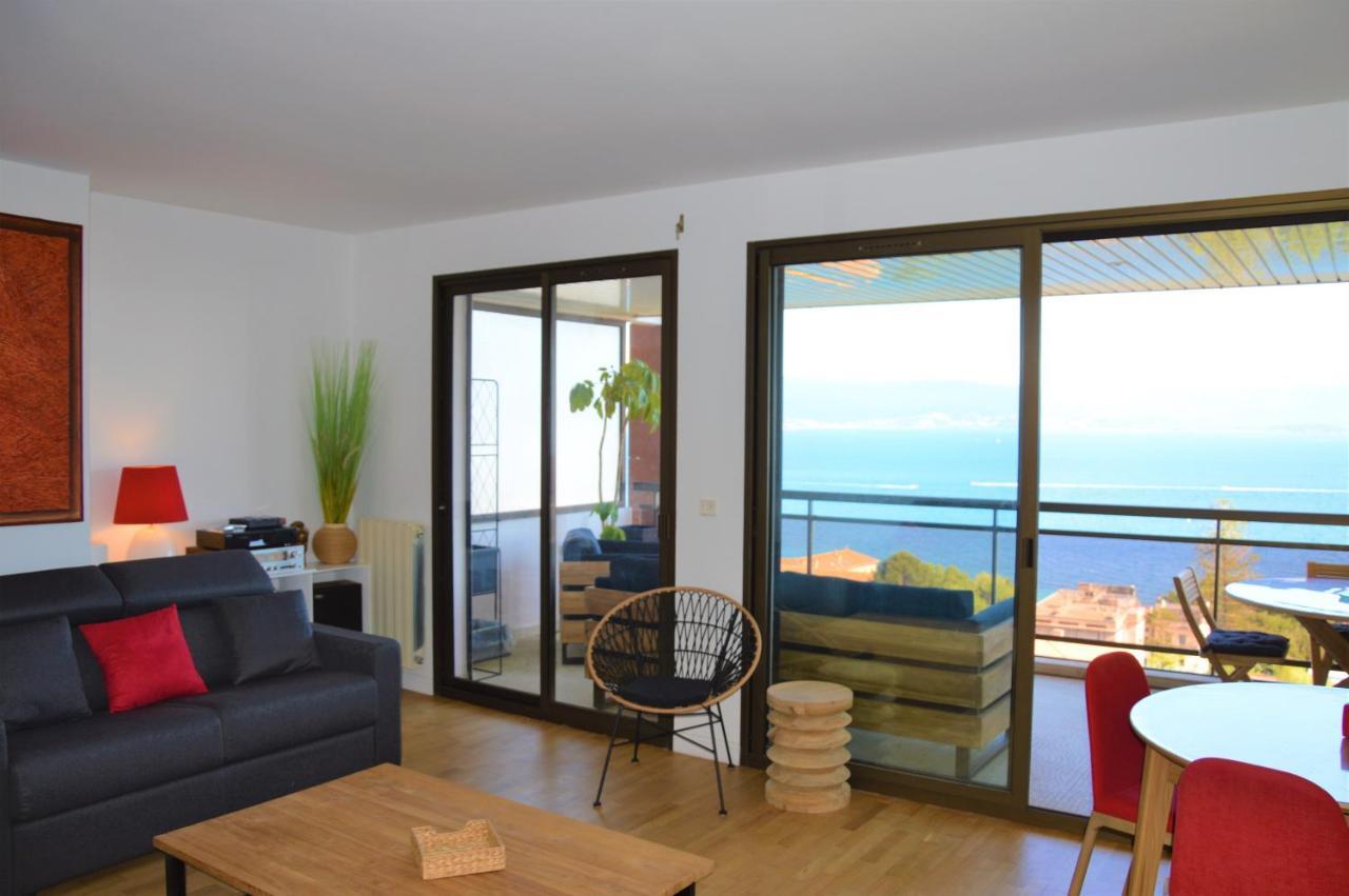 Grand T2 Standing Ajaccio Proche Centre Et Plages Vue Panoramique Parking Prive Екстериор снимка