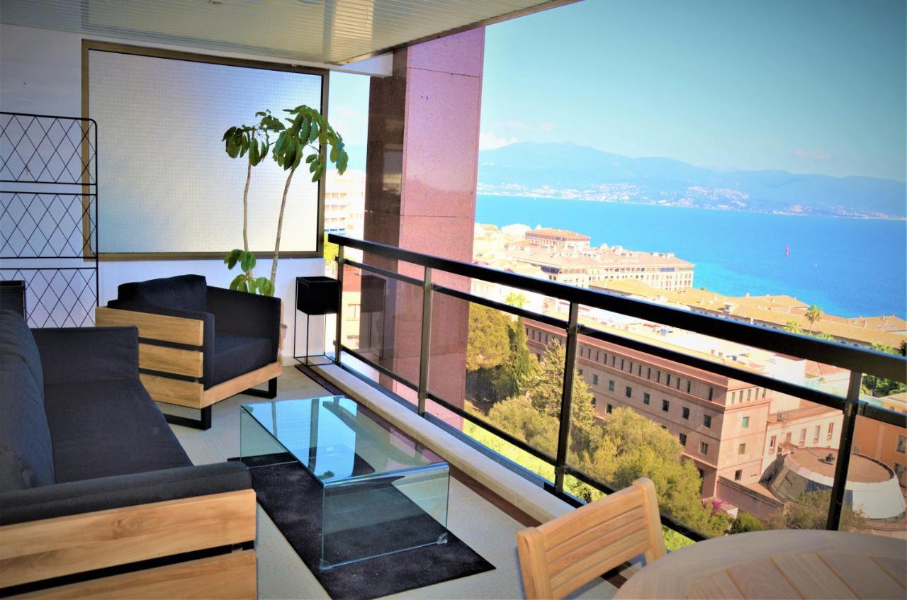 Grand T2 Standing Ajaccio Proche Centre Et Plages Vue Panoramique Parking Prive Екстериор снимка